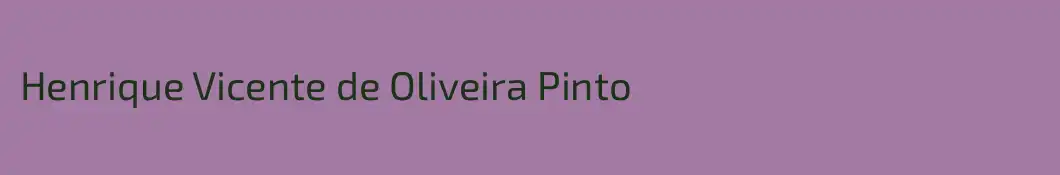 Henrique Vicente de Oliveira Pinto